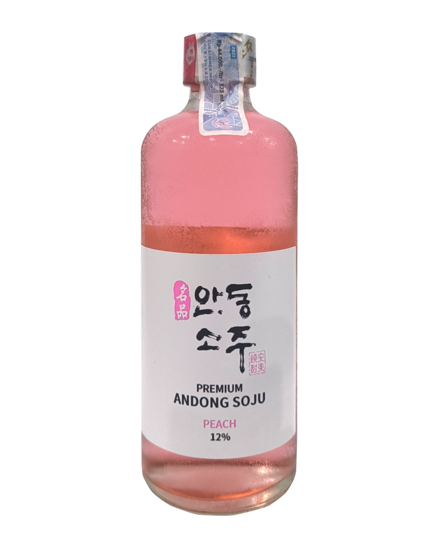 Andong Soju Premium Peach 375mL