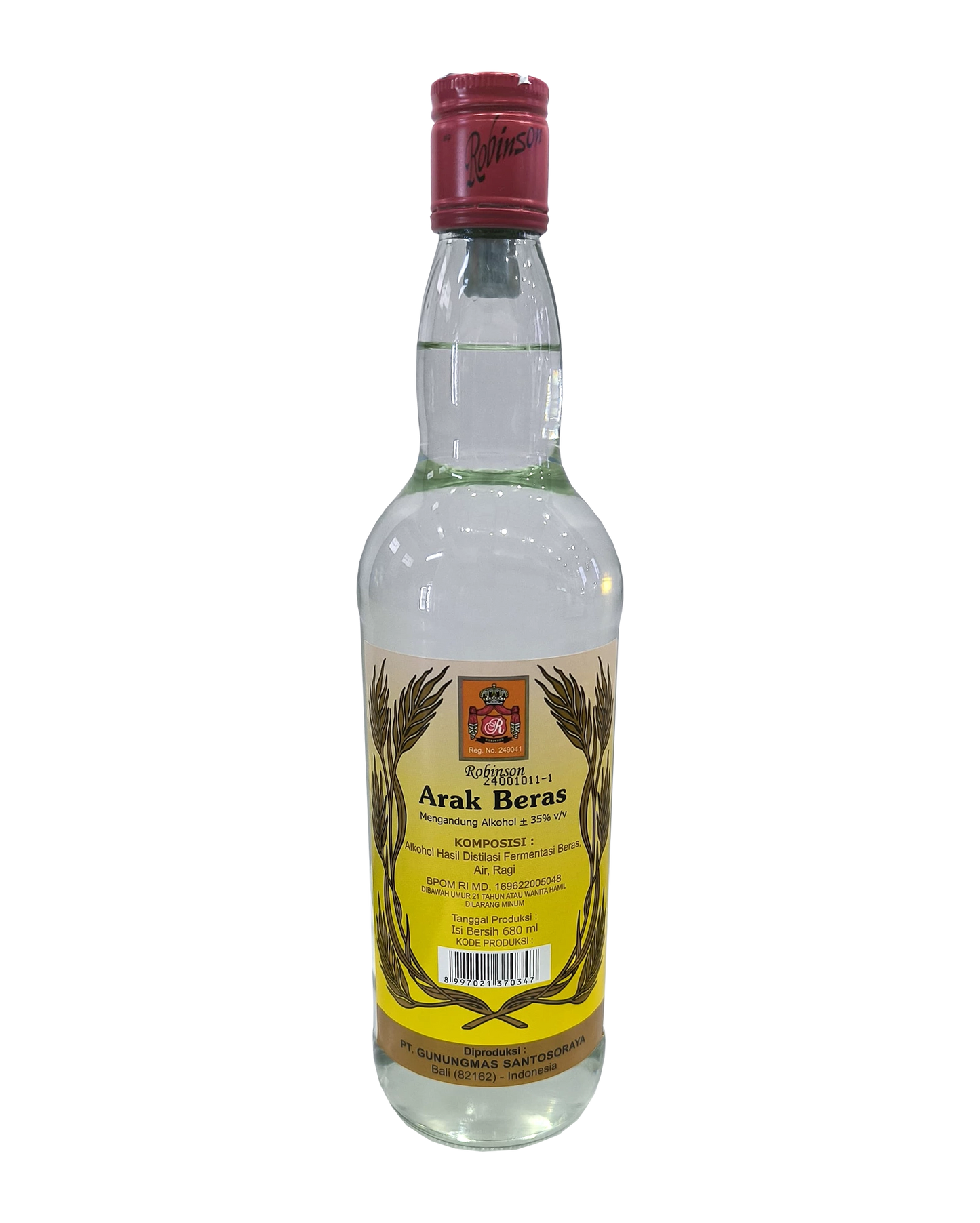 Arak Beras Robinson 680mL