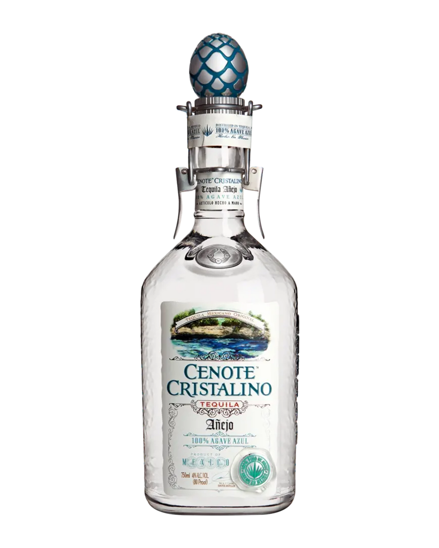 Cenote Tequila Anejo Cristalino 700mL