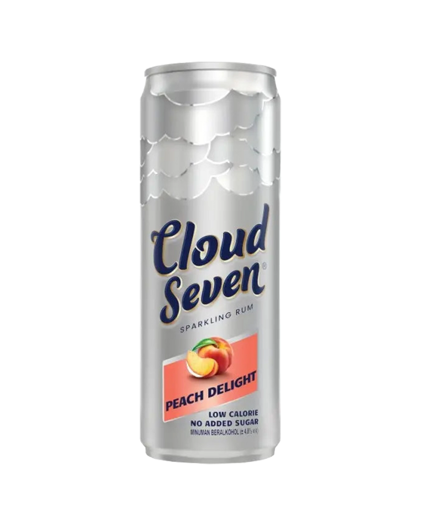 Cloud Seven Hard Seltzer Peach Delight Can 320mL