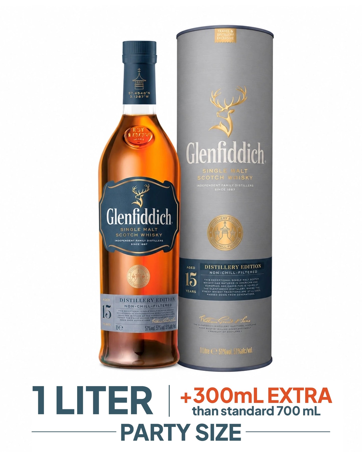 Glenfiddich 15YO Distillery Edition 1Lt