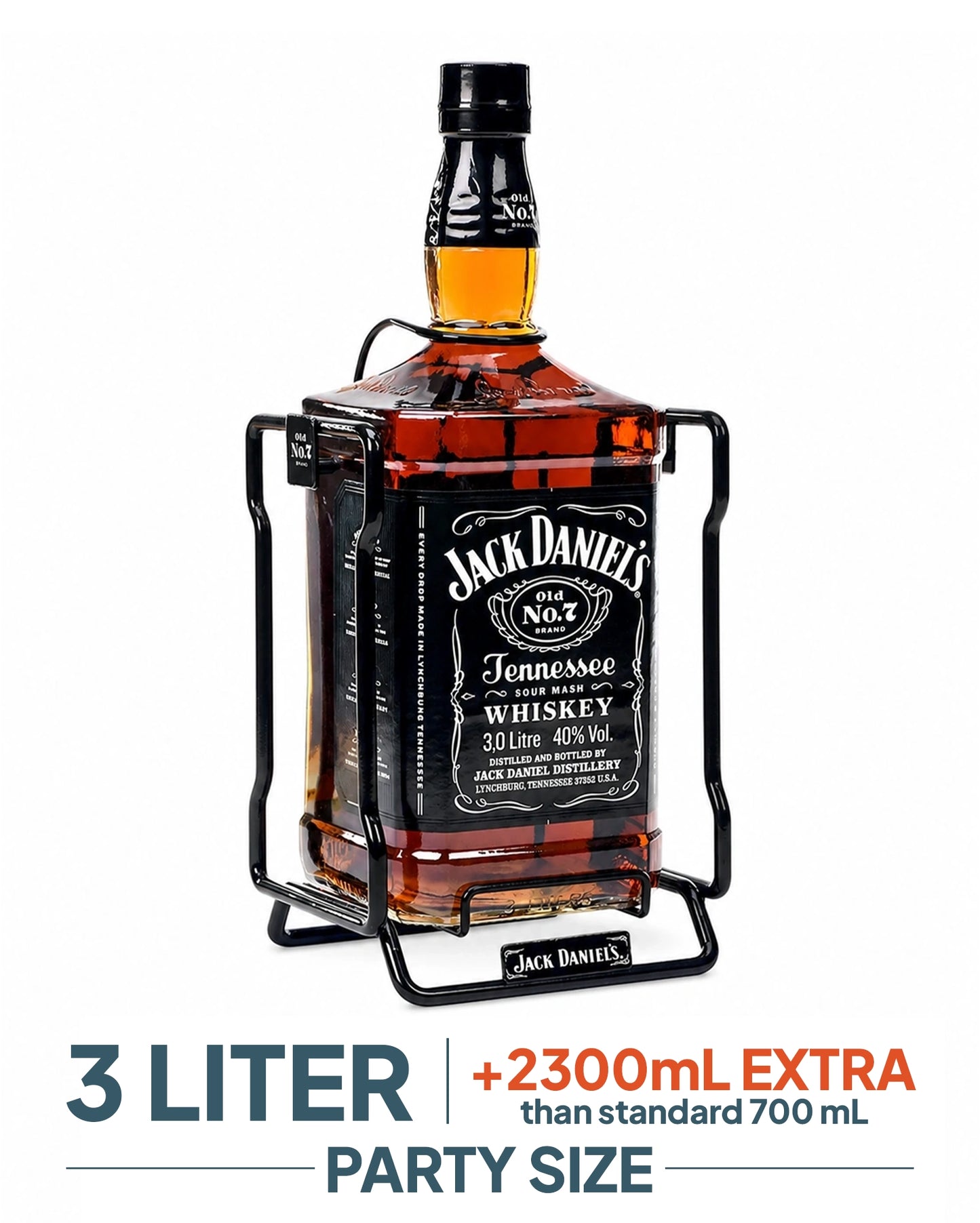 Jack Daniel's Tennessee Whiskey No.7 Cradle 3Lt