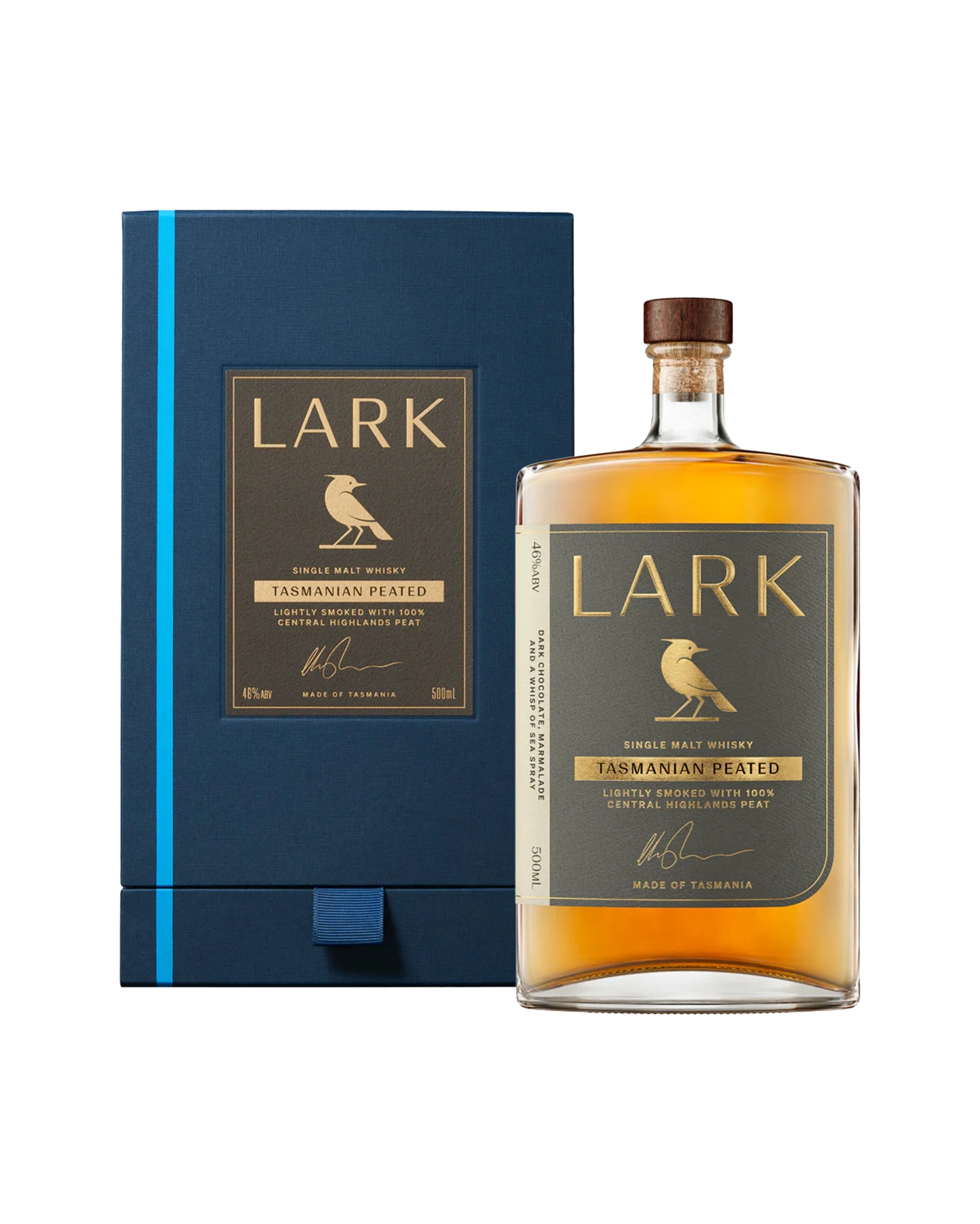 Lark Tasmanian Peated Tasmanian 500mL