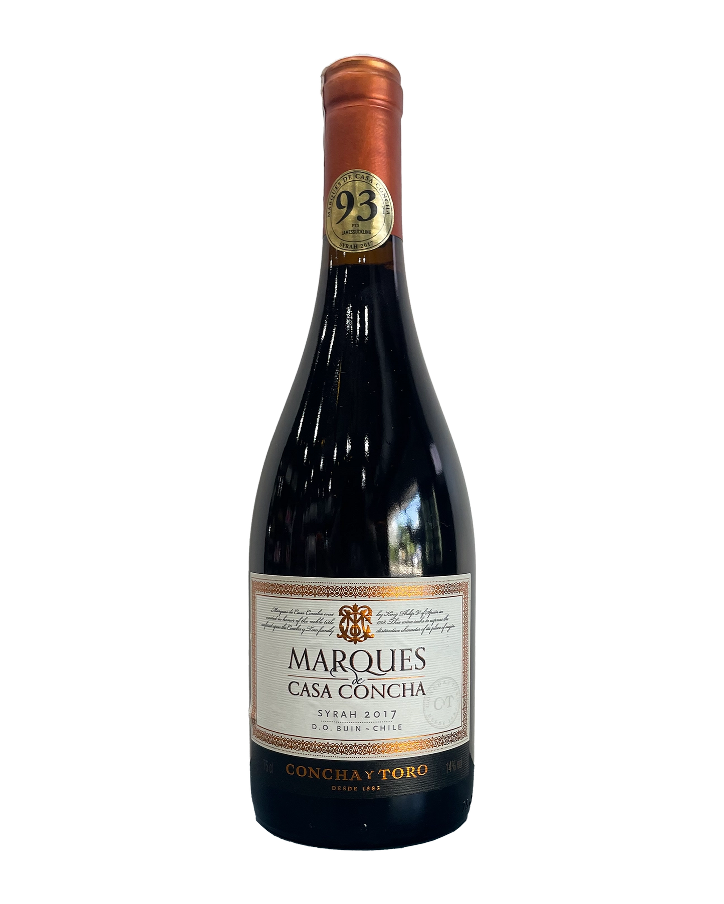 Marques De Casa Concha Syrah 2017 750mL