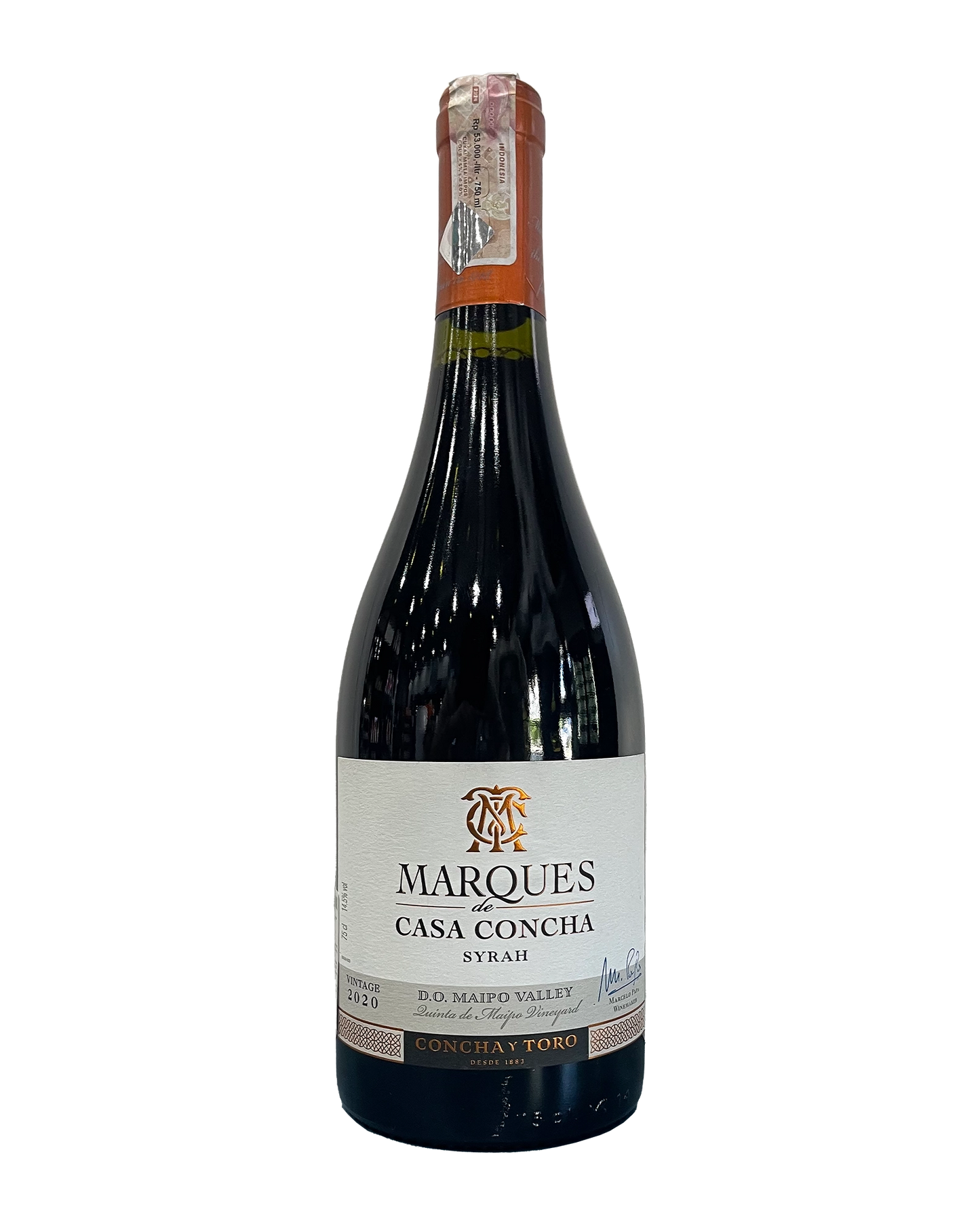 Marques De Casa Concha Syrah 2019 750mL