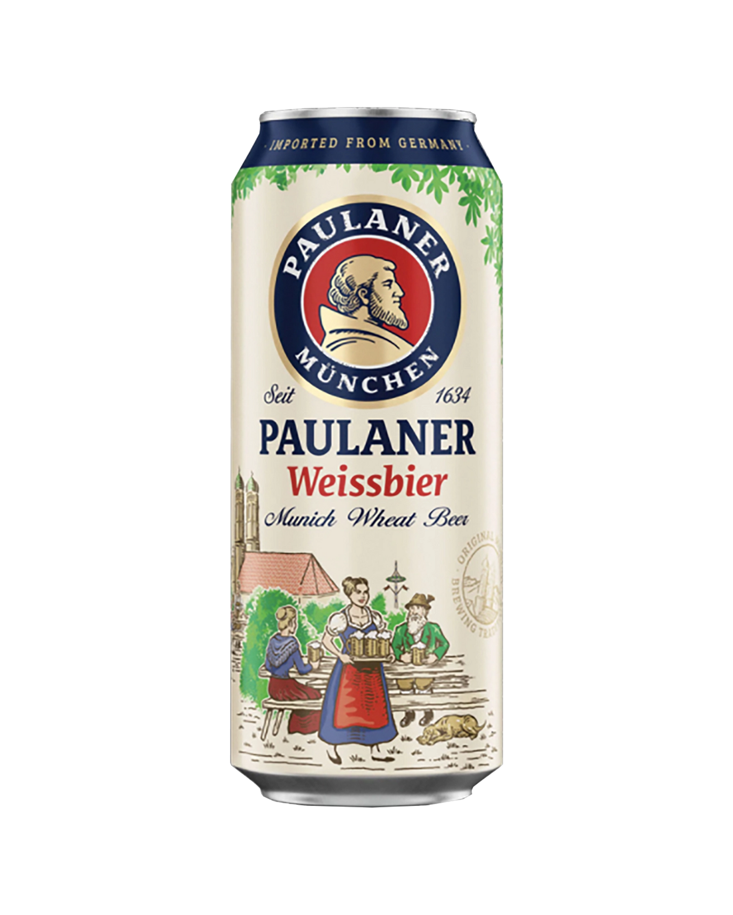 Paulaner Weissbier Naturtrub Can 500mL