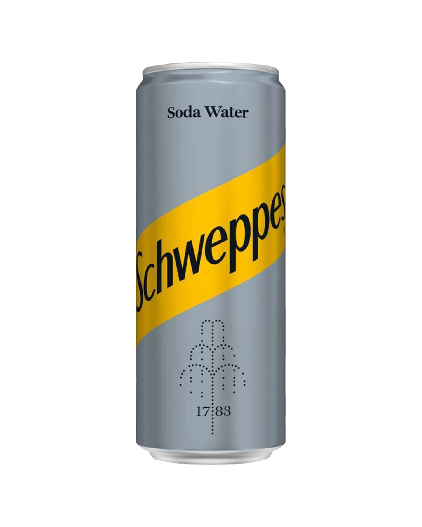 Schweppes Soda Water Can 250mL
