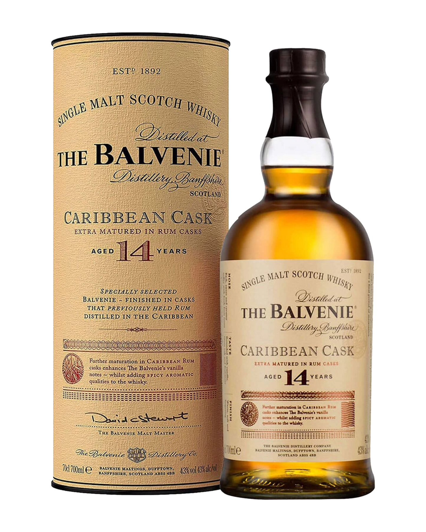 The Balvenie 14YO Caribbean Cask 700mL