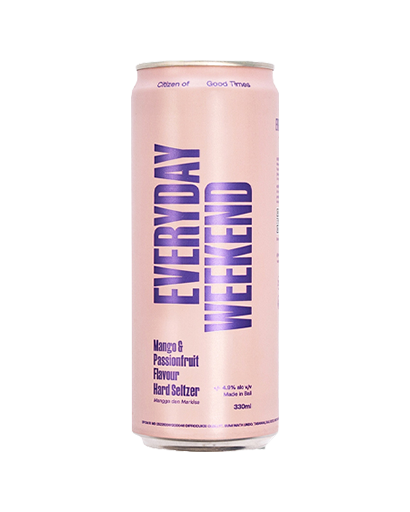 Everyday Weekend Seltzer Mango Passionfruit Can 330mL