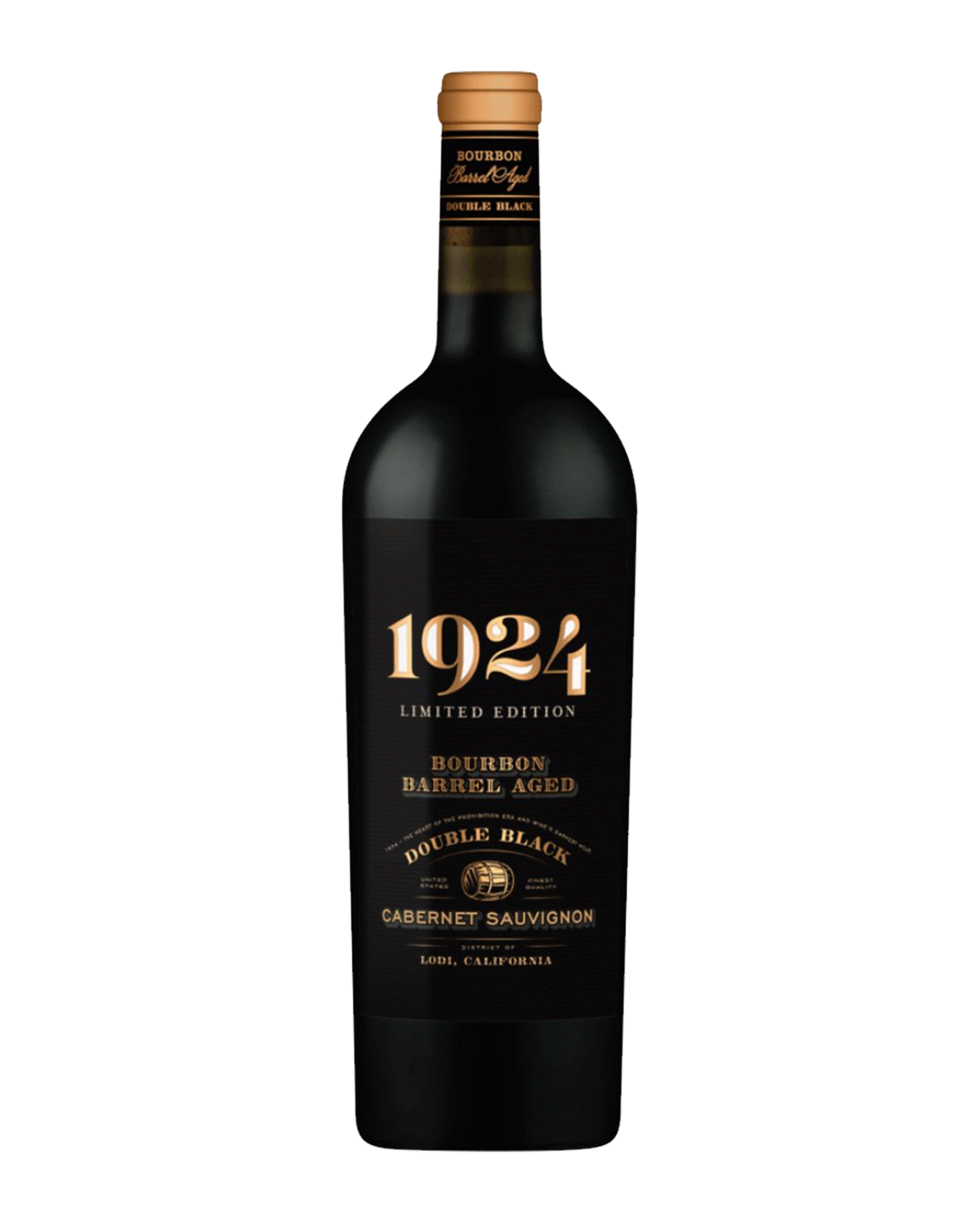1924 Wines Double Black Bourbon Barrel Aged Cabernet Sauvignon 750mL