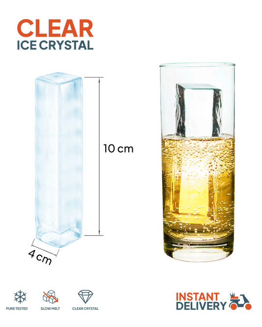 Clear Collin Spear Ice Cube 4x4x10