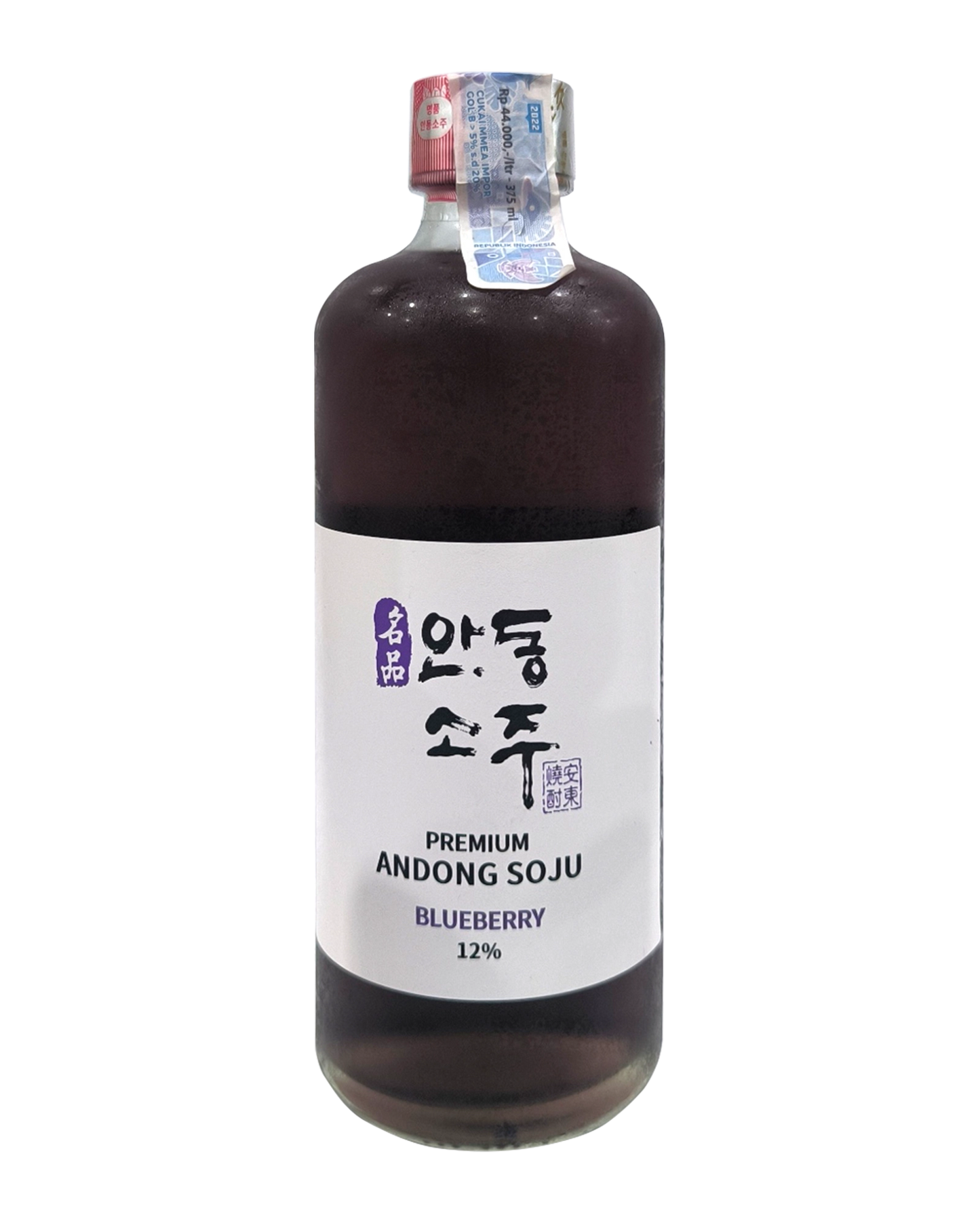 Andong Soju Premium Blueberry 375mL