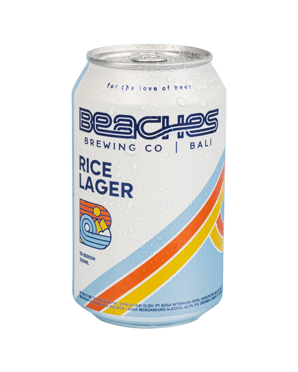 Beaches Rice Lager 330mL