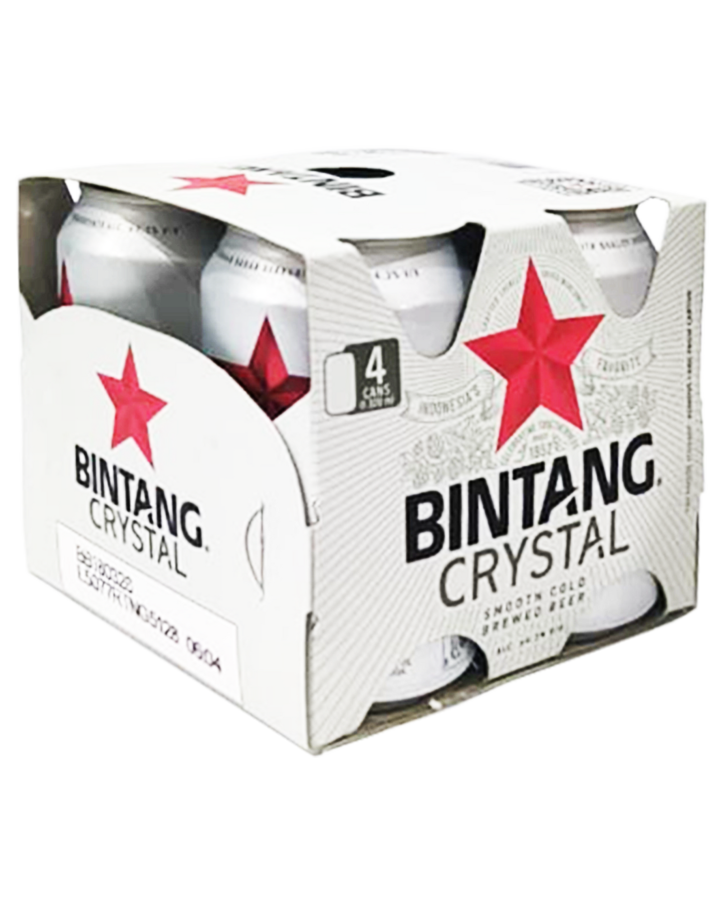 Bintang Crystal Can 320mL Cluster Pack of 4