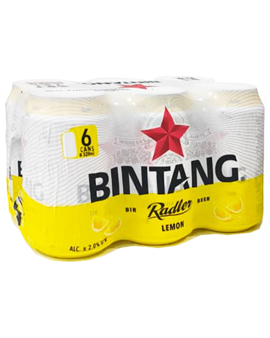 Bintang Radler Lemon Can 320mL Cluster Pack Of 6