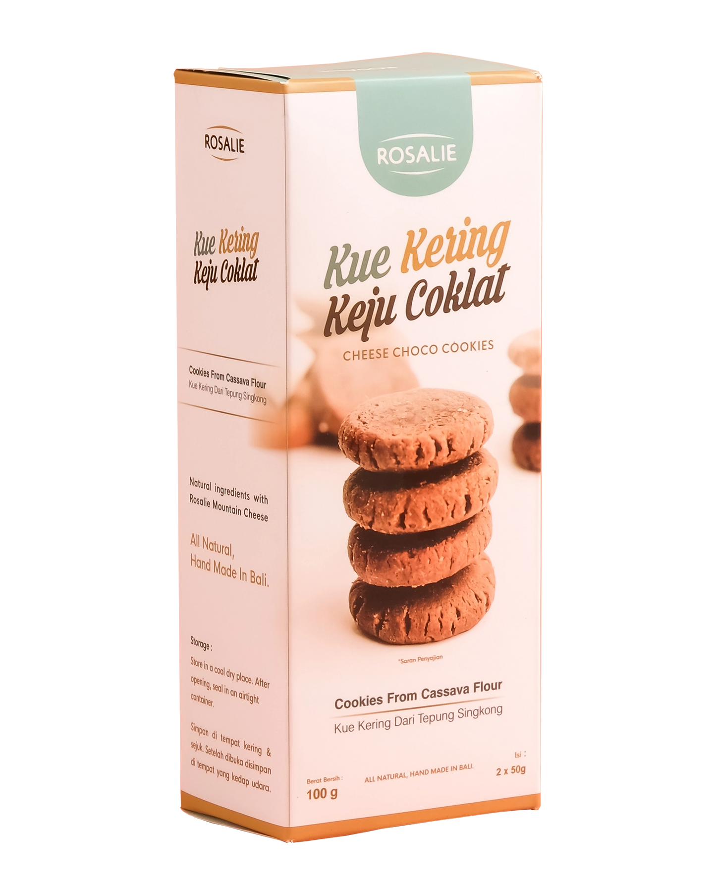 Rosalie Cheese Choco Cookies 100gr