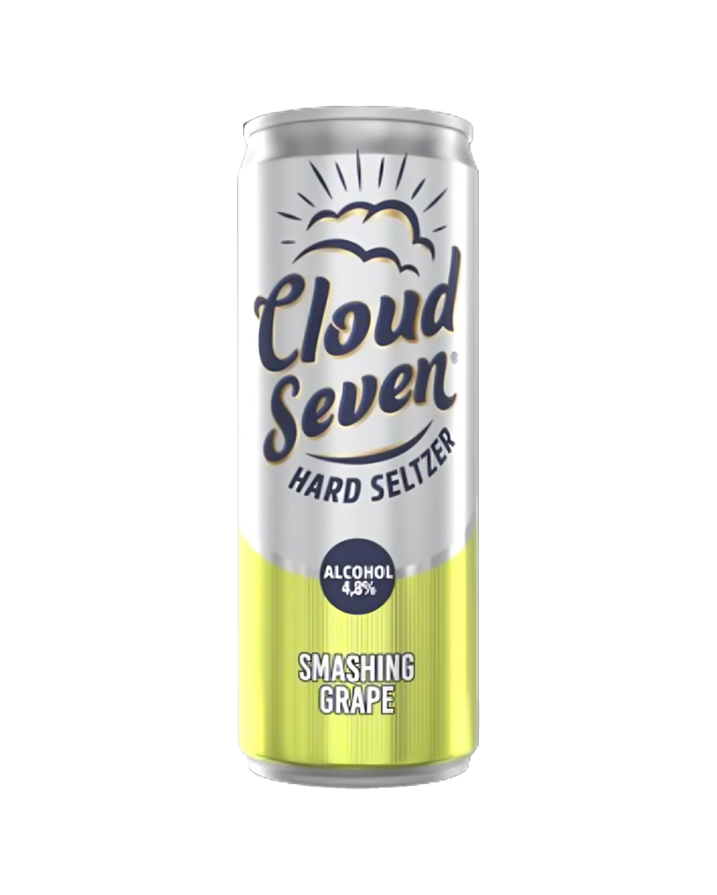 Cloud Seven Hard Seltzer Smashing Grape Can 320mL