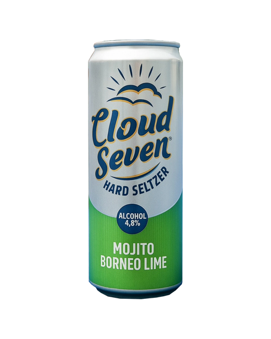 Cloud Seven Hard Seltzer Mojito Borneo Lime Can 320mL