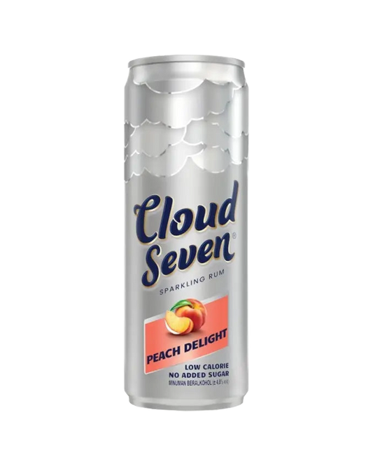 Cloud Seven Hard Seltzer Peach Delight Can 320mL