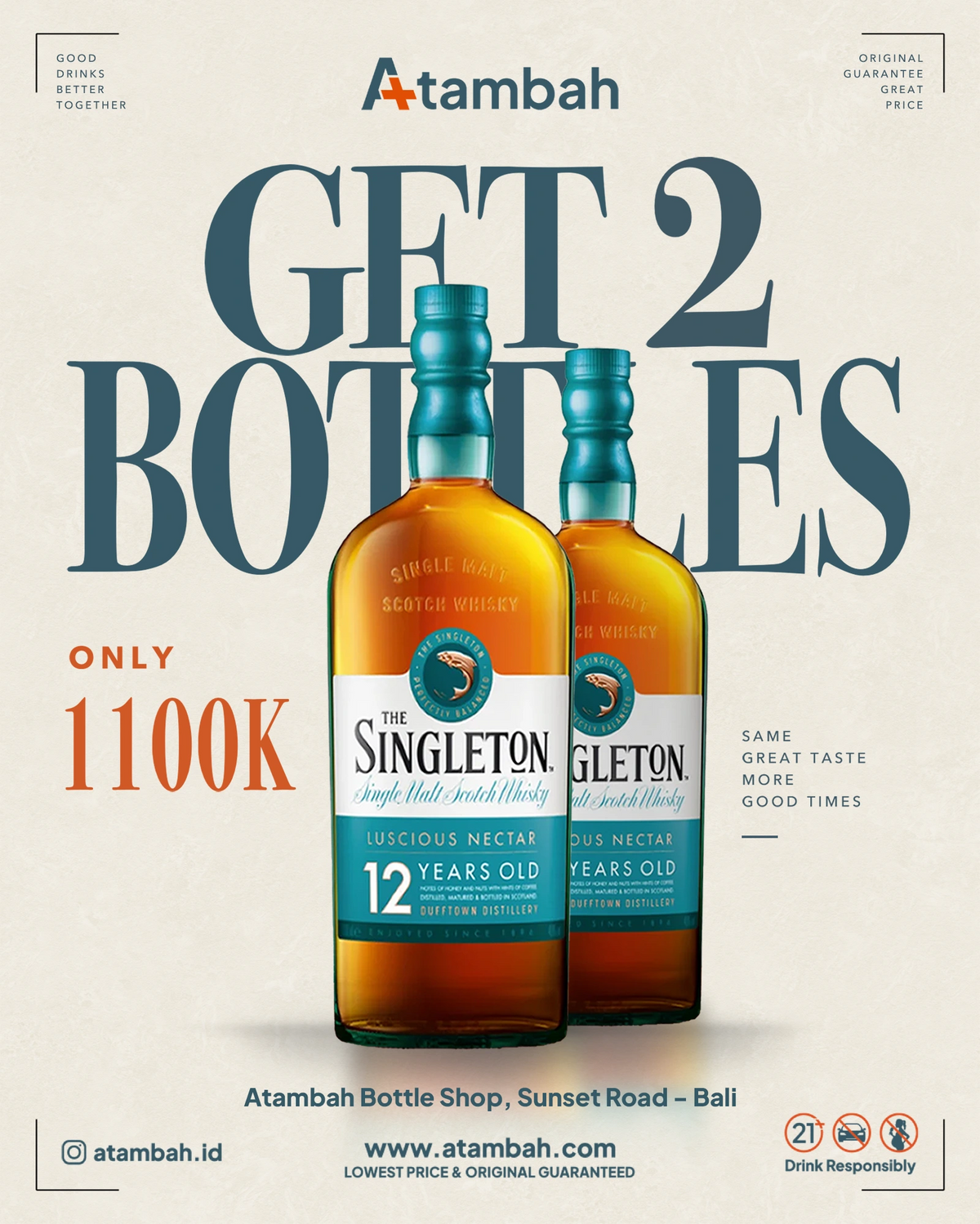 [PROMO] Twin Singleton 12YO Dufftown | Nectar 700mL