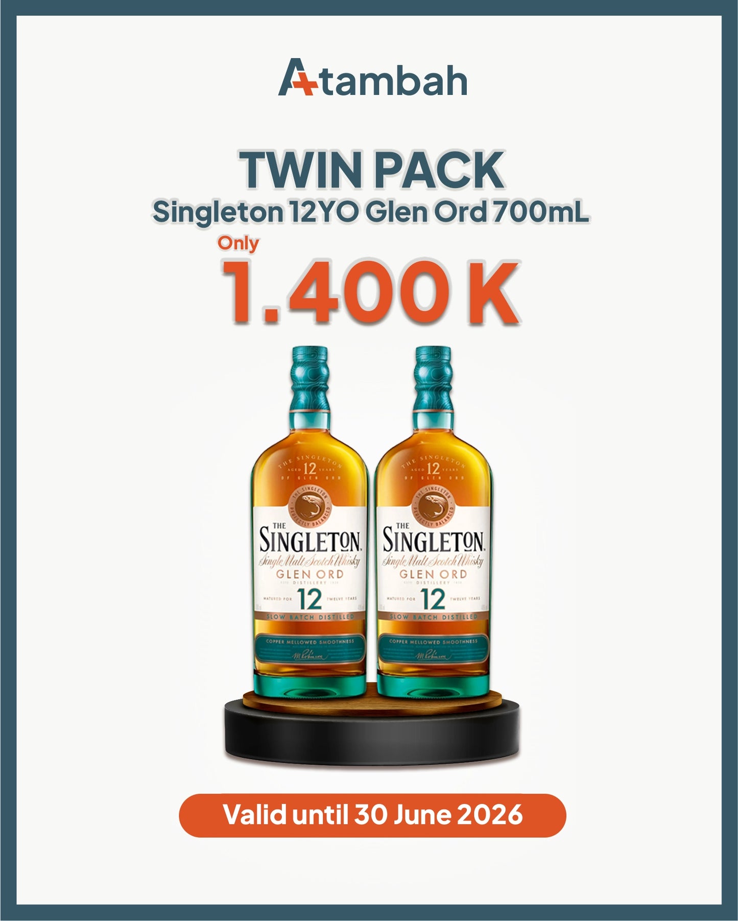 [PROMO] Twin Singleton 12YO Glen Ord 700mL