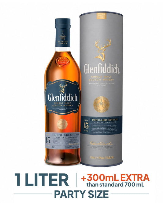 Glenfiddich 15YO Distillery Edition 1Lt