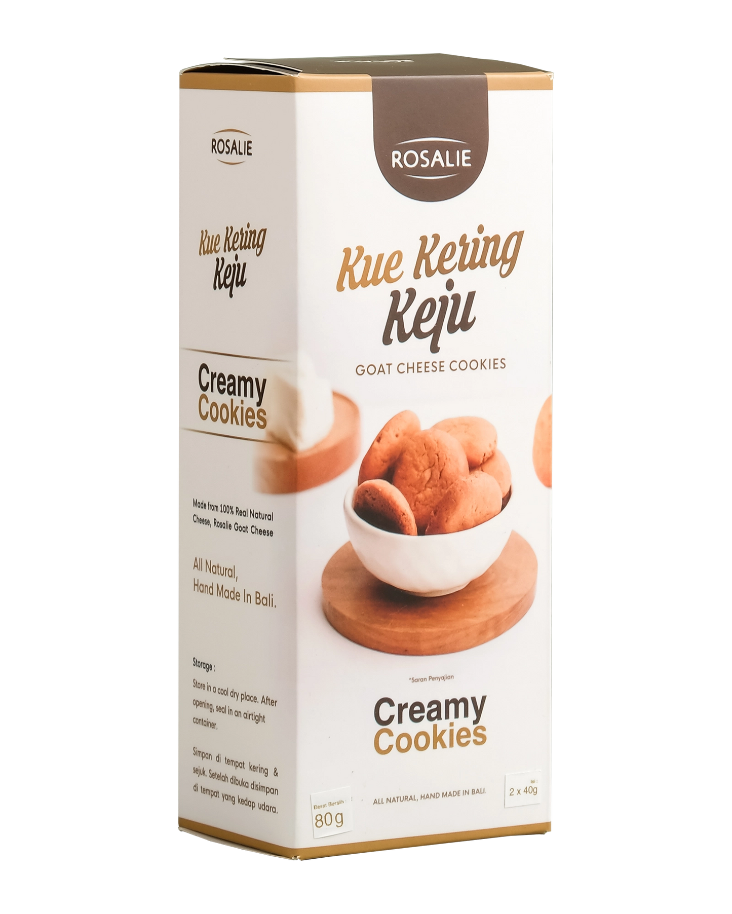 Rosalie Goat Cheese Cookies 80gr