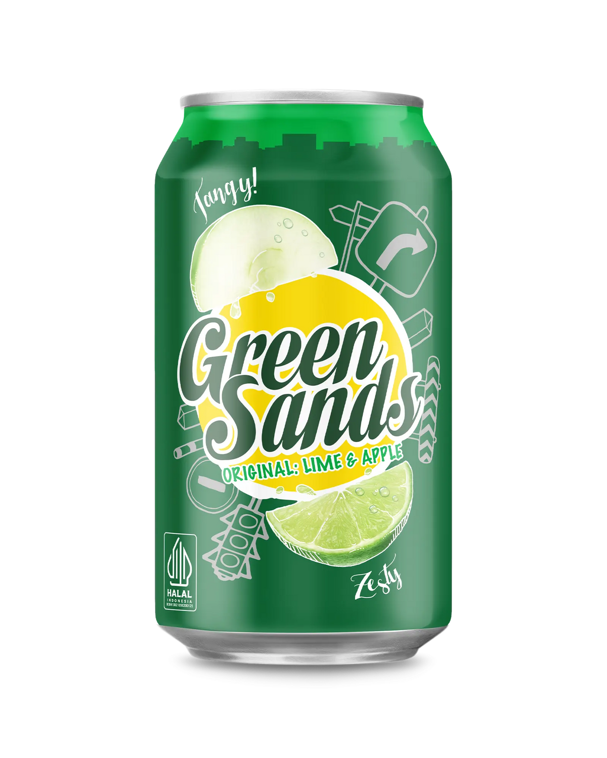 Green Sands Apple Lime Can 330mL
