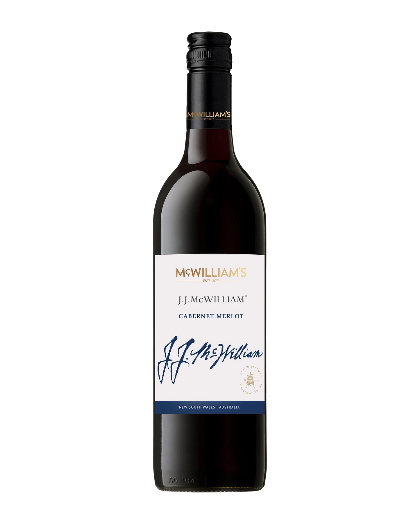 JJ McWilliams Cabernet Merlot 2022 750mL