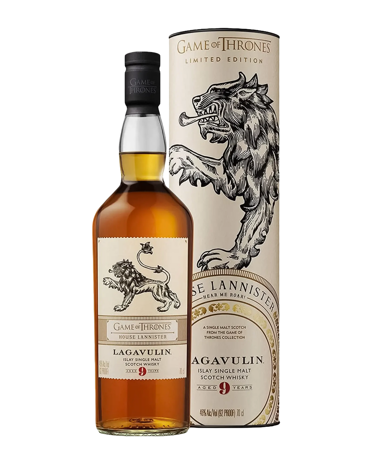 Lagavulin 9YO Game of Thrones House Lannister 700mL