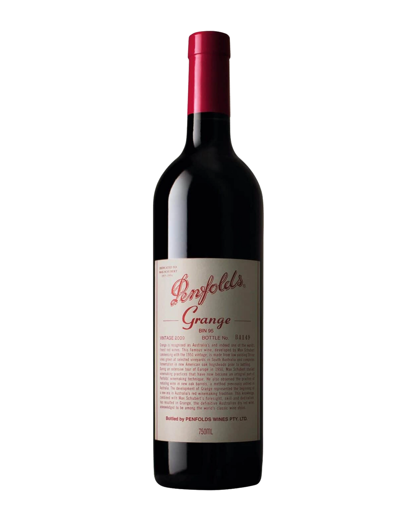 Penfolds Grange BIN95-2009 Shiraz 750mL