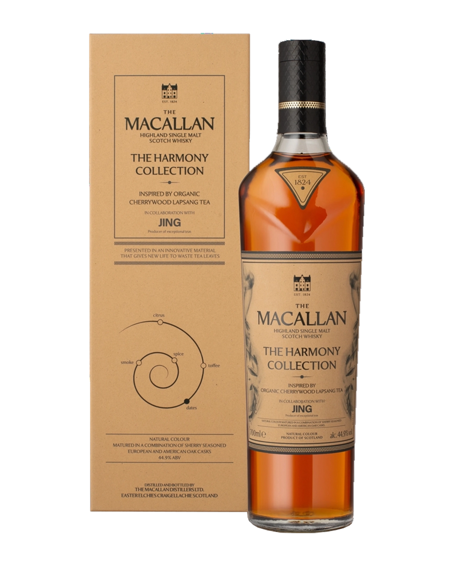 The Macallan Harmony JING Cherrywood Lapsang Tea 700mL