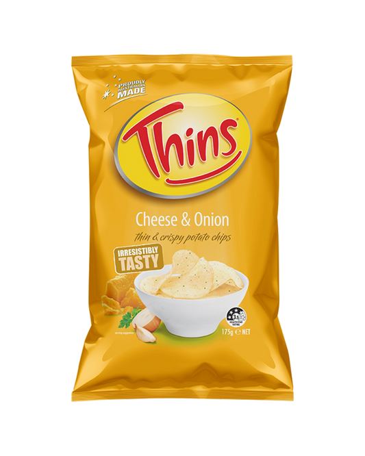 Thins Sour Cheese & Onion 175g