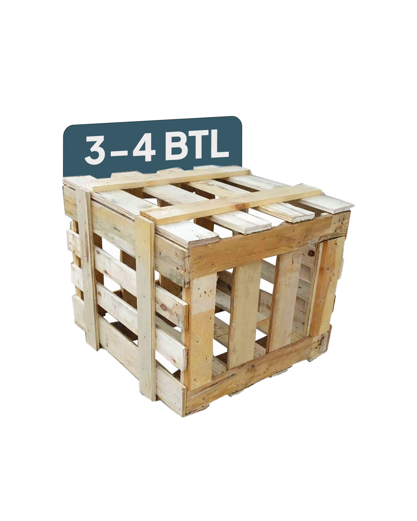 Wooden box 3-4 btls